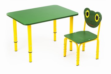 Растущий стол Кузя (Зеленый, Желтый) в Перми - предосмотр 1