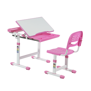 Растущий стол и стул Cantare Pink в Соликамске - предосмотр