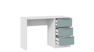 Письменный стол Марли Тип 1 (Белый/Серо-голубой) в Перми - предосмотр 3