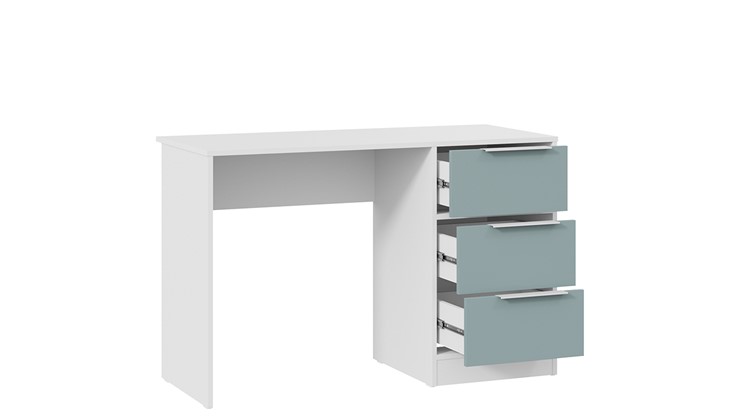 Письменный стол Марли Тип 1 (Белый/Серо-голубой) в Березниках - изображение 3