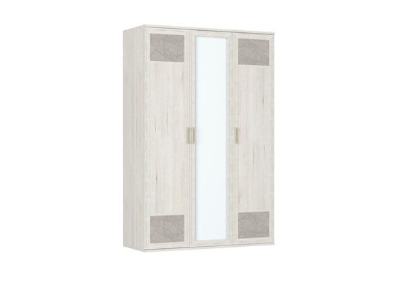 Шкаф трехстворчатый Kantri, 2 двери, 1 зеркало, (К-ШО-03 2г/1зр) в Перми - изображение