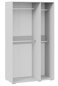 Шкаф 3-створчатый с зеркалом Нео (Белый) в Перми - предосмотр 1