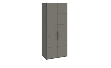 Распашной шкаф Наоми с 2-мя дверями, цвет Фон серый, Джут  СМ-208.07.03 в Перми - предосмотр
