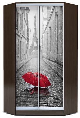 Угловой шкаф 2400х1103, ХИТ У-24-4-77-02, Зонтик, венге в Перми - изображение
