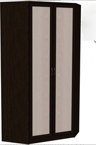 Распашной шкаф 403 несимметричный, цвет Венге в Перми - предосмотр