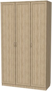 Распашной шкаф 106 3-х створчатый, цвет Дуб Сонома в Перми - предосмотр