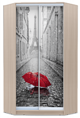 Шкаф 2300х1103х1103, ХИТ У-23-4-77-02, шимо светлый, Зонтик в Перми - изображение