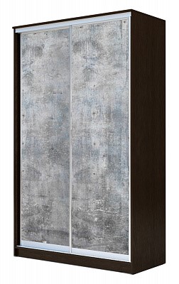 Шкаф 2-х створчатый Хит-23-4-15-77-22, 2300х1500х420, Бетон Венге в Перми - изображение