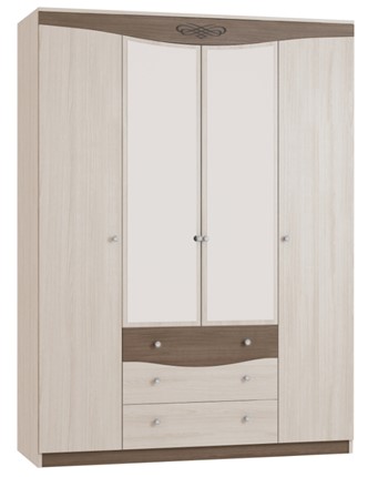 Распашной шкаф Ванесса 4-х дверный в Перми - изображение