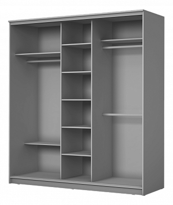 Шкаф 3-х дверный Хит-22-18-777-22, 2200х1770х620, Бетон Венге в Перми - изображение 1