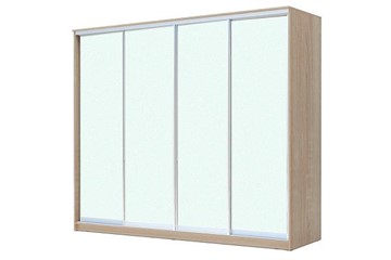 Шкаф 4-х дверный ХИТ 24-4-24/2-8888, с матовым стеклом, Дуб сонома в Перми