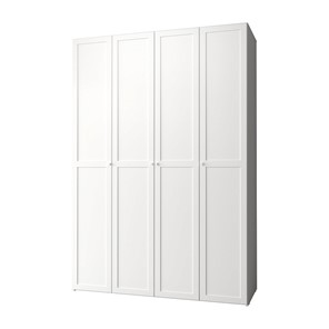 Шкаф распашной Харрис 60, белый + 4 фасад стандарт в Перми - предосмотр