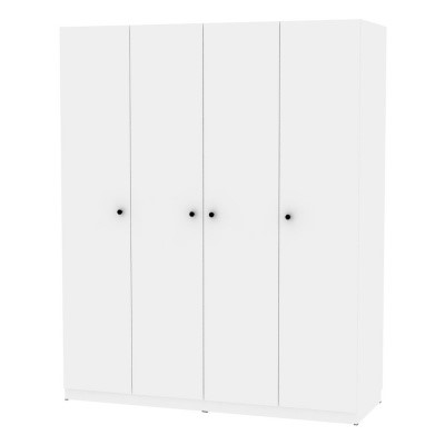 Шкаф 4-х дверный Arvid H240 (Белый) в Перми - изображение