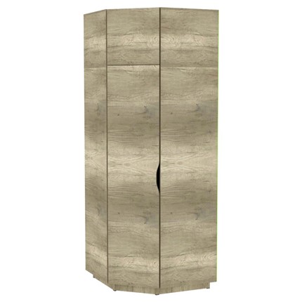 Шкаф распашной Аврора (H33) 2322х854х854, Дуб Каньон Монумент в Перми - изображение