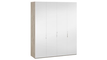 Шкаф для одежды Эмбер СМ-348.07.012 (Баттл Рок/Серый глянец) в Березниках