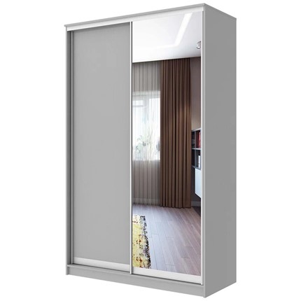 Шкаф 2-х дверный ХИТ 22-4-12-15 Серый в Кунгуре - изображение