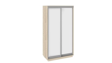 Шкаф 2-х дверный Румер, цвет Дуб Сонома, Белый снег СШК 1.120.60-11.11 в Перми