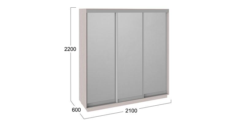 Шкаф 3-х дверный Румер, цвет Ясень шимо СШК 1.210.70-13.13.13 в Перми - изображение 2