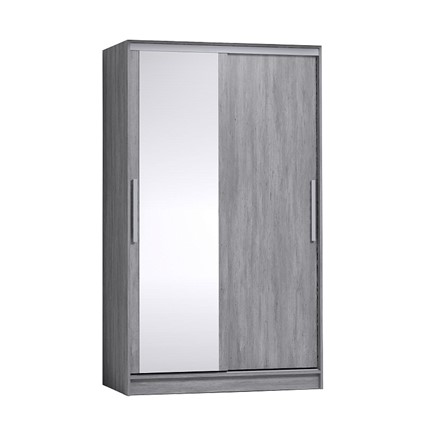 Шкаф 2-х дверный Strike 1200 Зеркало/ЛДСП (Atelier светлый) в Перми - изображение