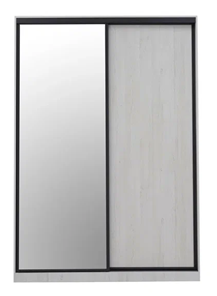 Шкаф с зеркалом Ивару Винтер-6.16, винтерберг/темно-серый в Перми