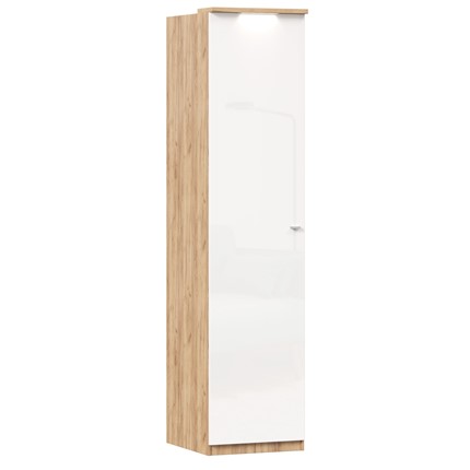 Шкаф одностворчатый Фиджи ЛД 659.224, белый в Перми - изображение