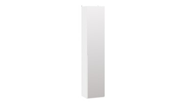 Шкаф для белья с 1 зеркальной дверью Порто (366) СМ-393.07.212 (Белый жемчуг/Белый жемчуг) в Перми