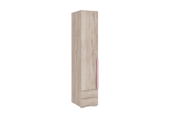 Шкаф одностворчатый с ящиками Лайк 54.01, дуб мария/роуз в Соликамске - изображение