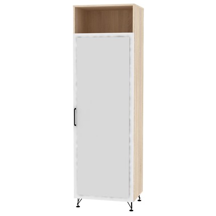 Распашной шкаф Лофт H39_M, ДСС-Белый в Перми - изображение