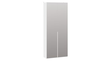 Шкаф с 2 зеркальными дверями Порто (366) СМ-393.07.224 (Белый жемчуг/Белый жемчуг) в Кунгуре