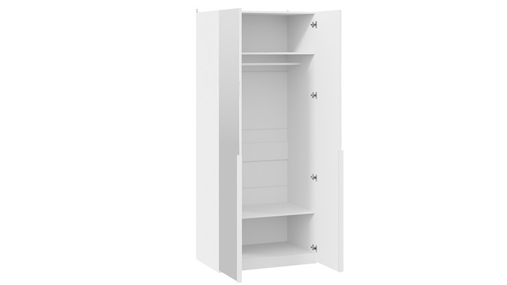 Шкаф для одежды Порто (580) СМ-393.07.004 (Белый жемчуг/Белый жемчуг) в Перми - изображение 2