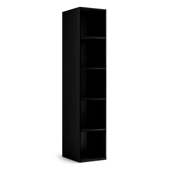 Шкаф с глухим фасадом Марсель 450 (черный) в Перми - изображение 3