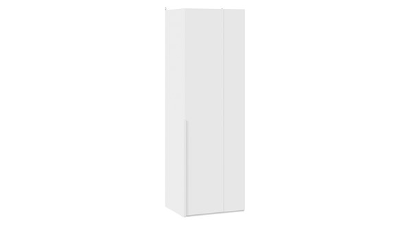 Шкаф угловой Порто (580) СМ-393.07.006 (Белый жемчуг/Белый софт) в Перми - изображение