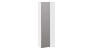 Шкаф угловой с 1 зеркальной дверью Порто (366) СМ-393.07.232 (Белый жемчуг/Белый жемчуг) в Кунгуре