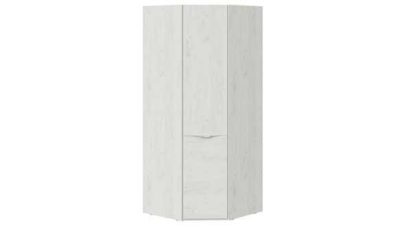 Распашной угловой шкаф Либерти, Дуб крафт белый СМ-297.07.031 в Березниках - изображение