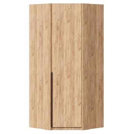 Распашной шкаф угловой Норд ЛД 677.080.000.032 (Дуб золотой) в Перми - изображение