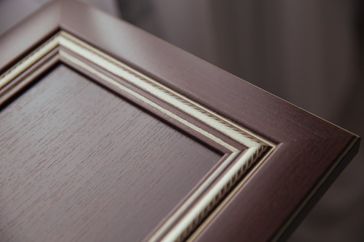 Угловой шкаф-стеллаж Беатрис М14 правый (Орех Гепланкт) в Чайковском - изображение 1
