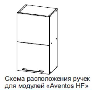 Барный навесной шкаф Модус, Ш600б/720, (Aventos HF), галифакс в Перми - предосмотр 2
