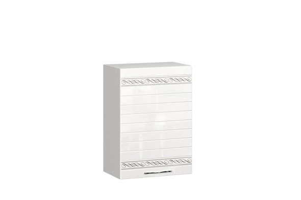 Шкаф настенный Анастасия 500 008.081.000 белый глянец в Перми - изображение