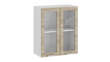 Навесной кухонный шкаф Гранита 1В6С (Белый/Дуб сонома) в Перми - предосмотр