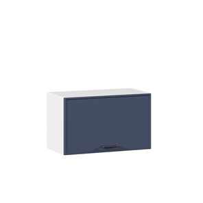 Горизонтальный настенный шкаф 600 Индиго ЛД 298.710.000.119, Белый/Тёмно-синий в Соликамске