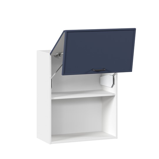 Горизонтальный кухонный шкаф 600 комбинированный Индиго ЛД 298.970.000.125, Белый/Тёмно-синий в Перми - изображение 1