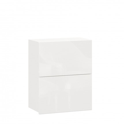 Шкаф кухонный горизонтальный 600 Шервуд, ЛД 281.970.000.173, белый/белый глянец в Перми - изображение