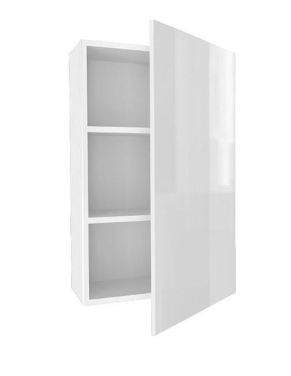 Шкаф кухонный высокий 600, Шервуд, ЛД 281.450.000.167, белый/белый глянец в Перми - изображение 1