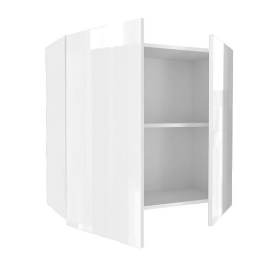 Шкаф кухонный 800, Шервуд, ЛД 281.360.000.162, белый/белый глянец в Перми - изображение 1
