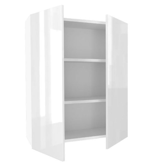 Кухонный шкаф высокий 800, Шервуд, ЛД 281.460.000.168, белый/белый глянец в Перми - изображение 1