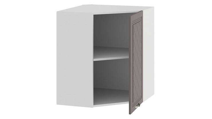 Кухонный угловой шкаф Бьянка 1В6У (Белый/Дуб серый) в Перми - изображение 1