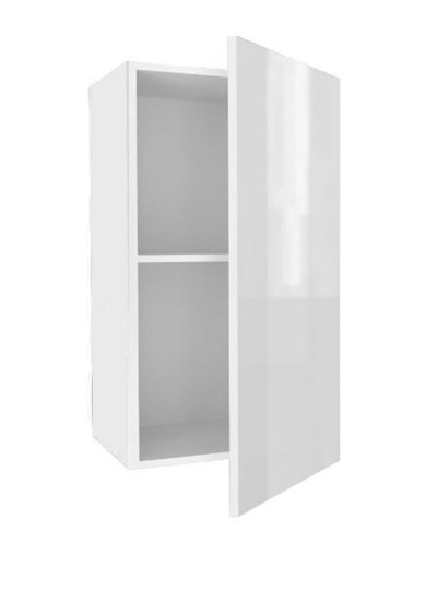 Шкаф на кухню 400, Шервуд, ЛД 281.320.000.158, белый/белый глянец в Перми - изображение 1