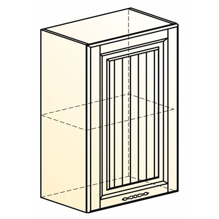 Шкаф на кухню Бавария L500 H720 (1 дв. гл.) в Перми - изображение