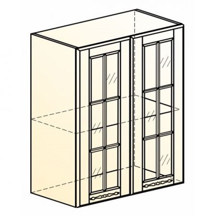 Кухонный шкаф Бавария L600 H720 (2 дв. рам.) в Перми - изображение