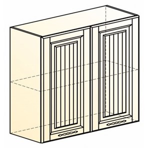 Навесной шкаф Бавария L800 H720 (2 дв. гл.) в Перми - предосмотр